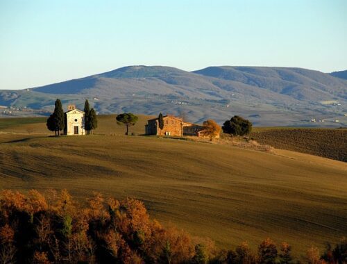 Toscane herfst in Italië