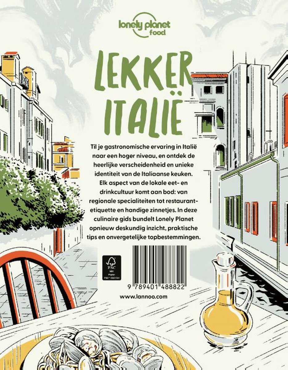 Lekker Italië Gids voor de Italiaanse keuken en eetcultuur - Italiaanse Boek review